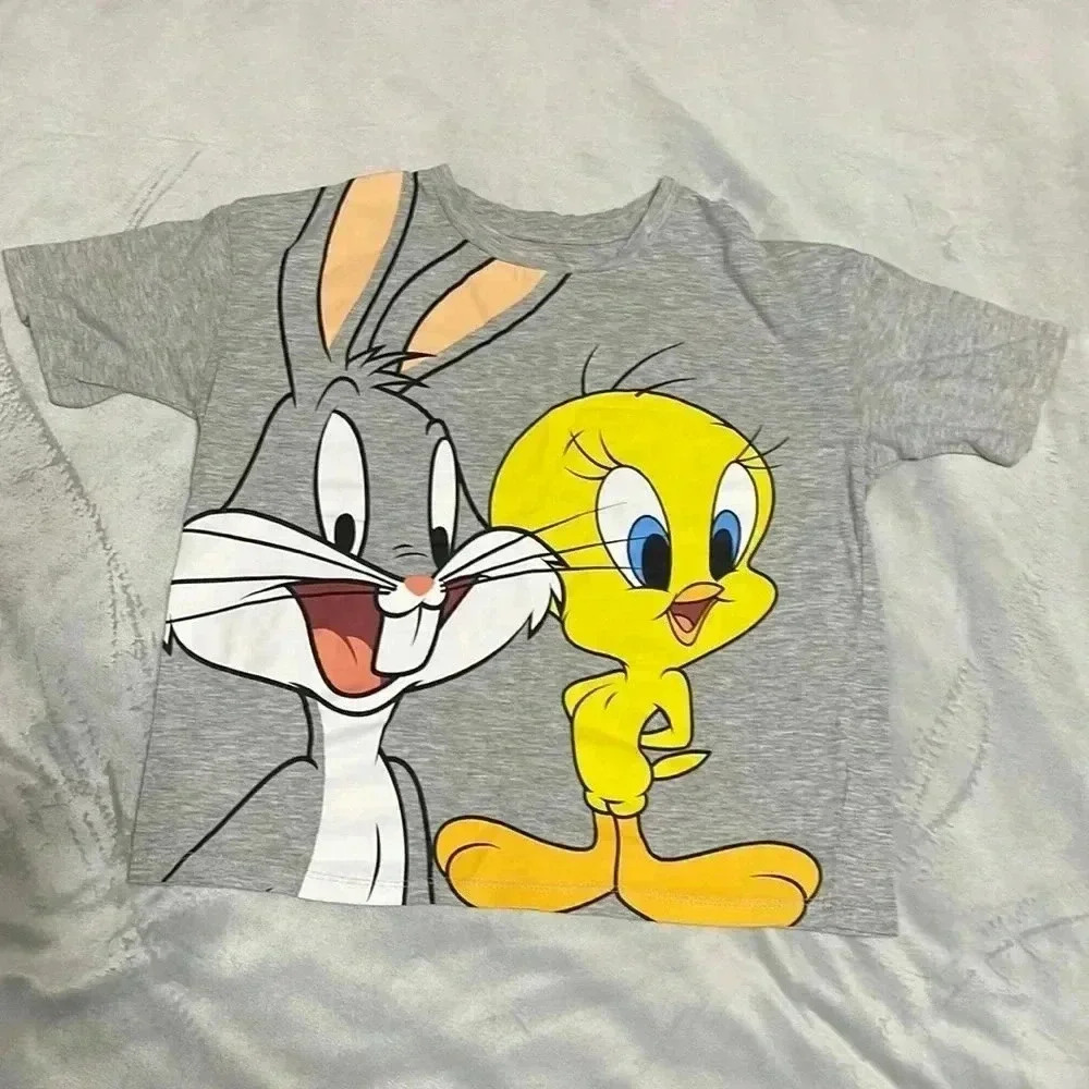 🤍 Looney Tunes Cropped Tee